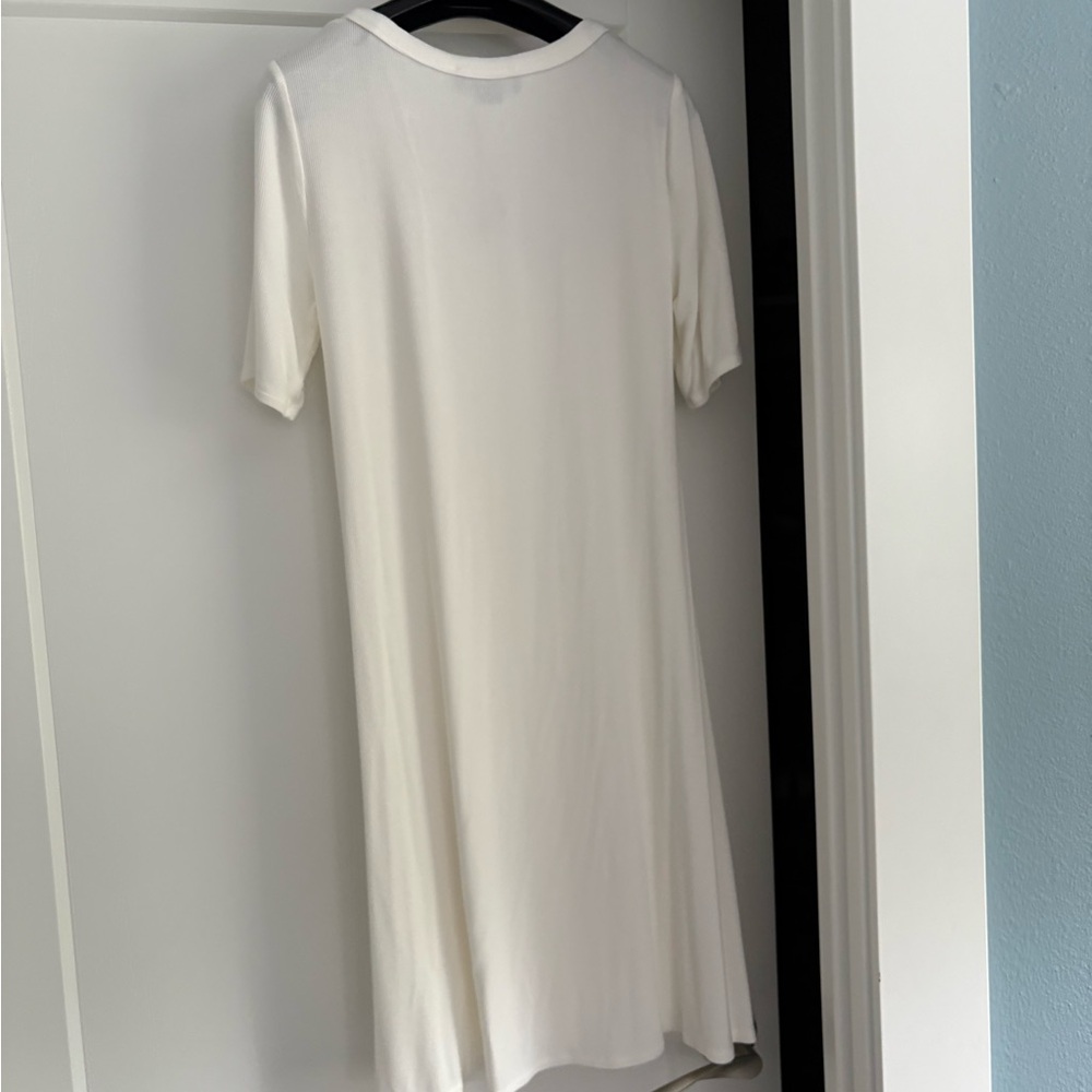 Hatch Ivory Ribbed Mini Dress - Picture 3 of 4